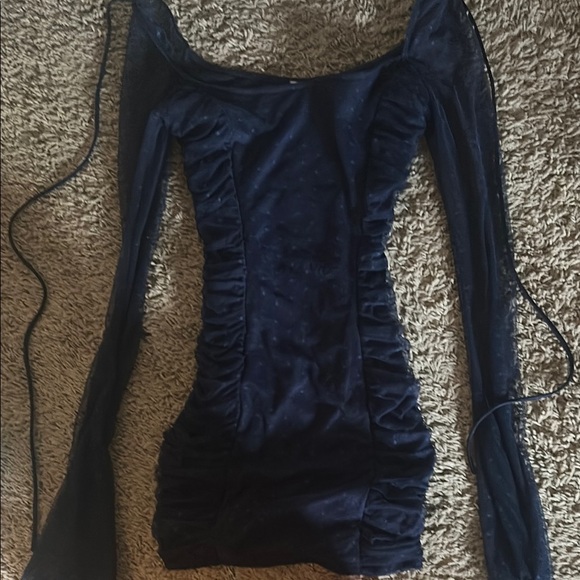 Navy Lucy in the Sky Homecoming Dress - Picture 3 of 4